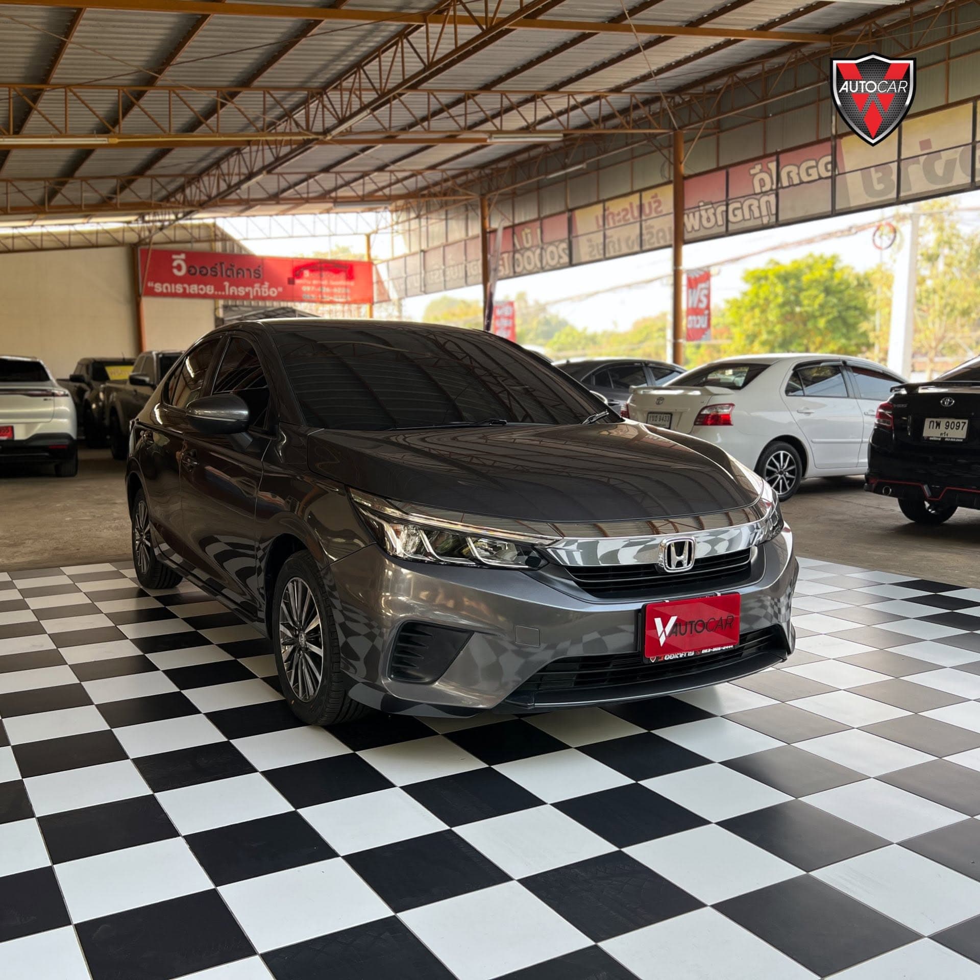 Honda City 1.0 Turbo S ปี 2020 สีเทา รูปที่ 1